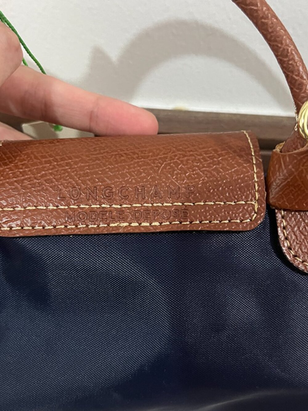 Longchamp Dark Blue Cosmetic Bag - Picture 4 of 6